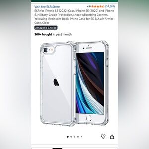 ESR Clear Protective Case for iPhone SE 2022